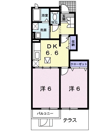 サンヒルズ鴻之台の間取り