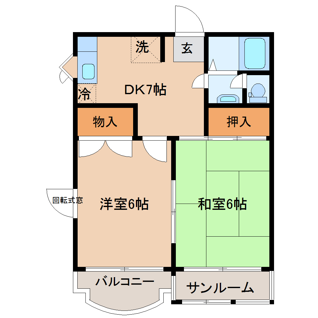 ハイムピアの間取り