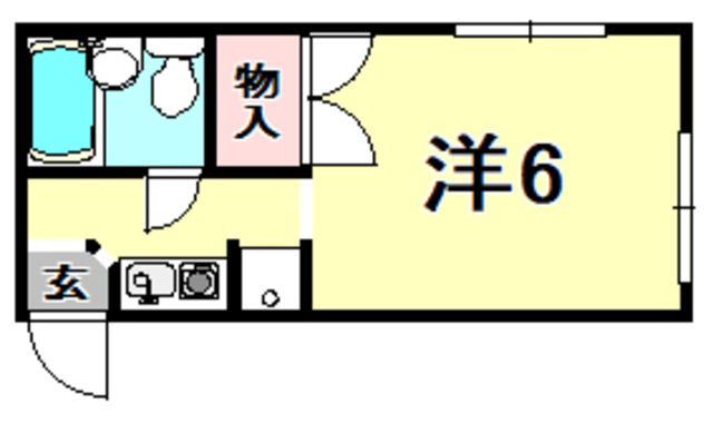 ツイン村雨の間取り