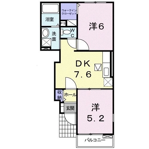 ジラソーレ　Iの間取り