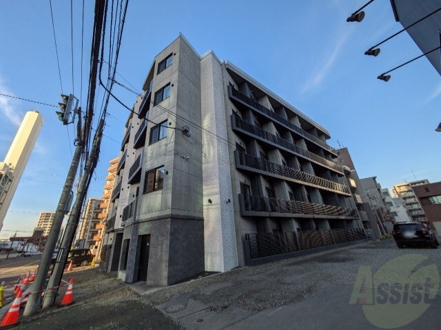 【S-RESIDENCE札幌東astrazeの建物外観】