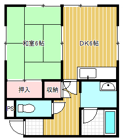 リーブス名坂の間取り