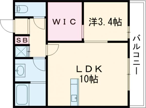 パロス茨木中穂積の間取り