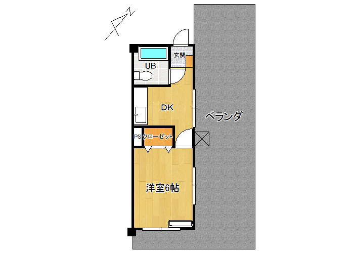 向日葵マンションの間取り