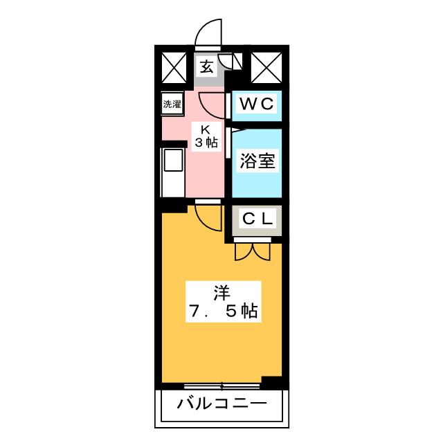 フルール井上の間取り