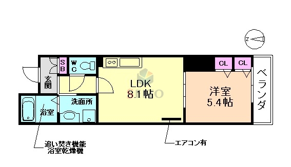 クリエオーレ曽根南町の間取り