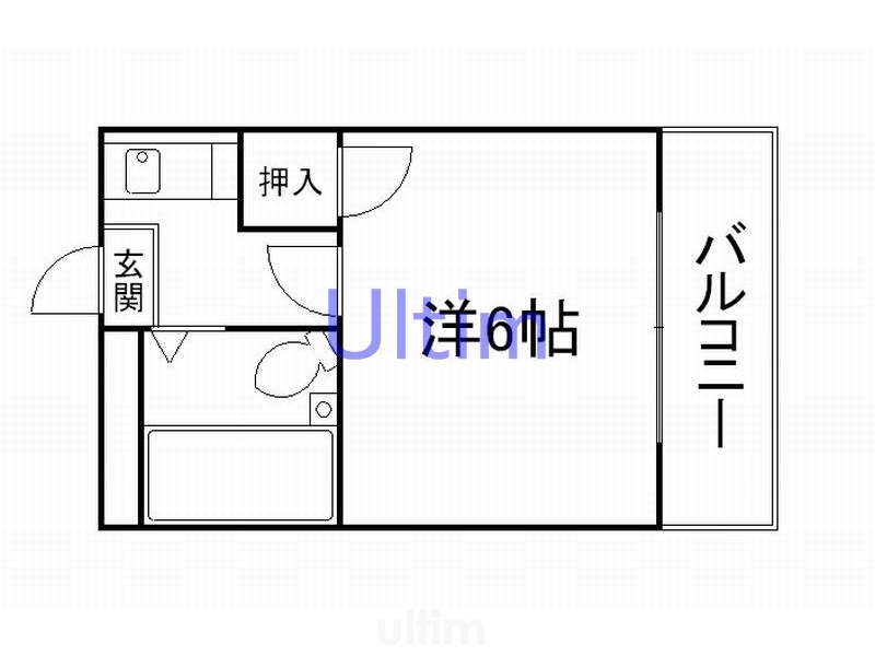 【シャルマンフジ伏見壱番館の間取り】