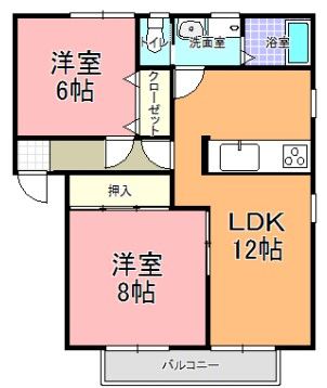 ブラウンズ・ヴィラ　Ｄの間取り