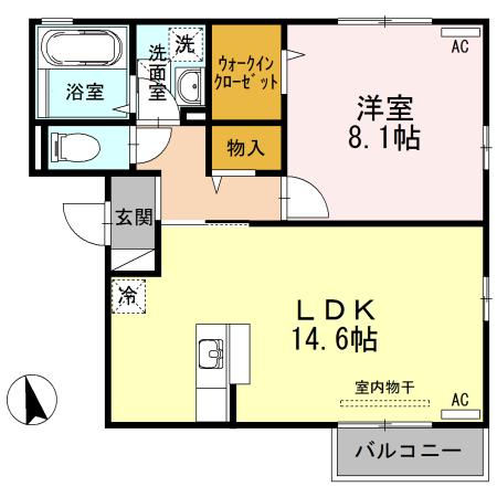 リビングタウン湖山の間取り