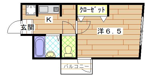 ラ・カーサこしじの間取り