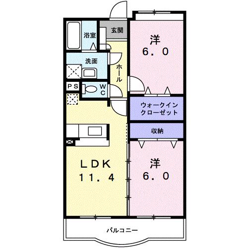 オネスティ　ユー　カレントの間取り