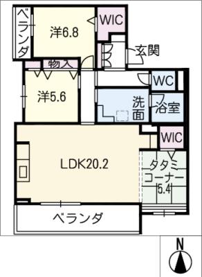 ファミール玉の井の間取り