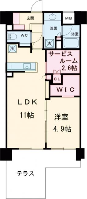 ブランシエスタ西馬込の間取り