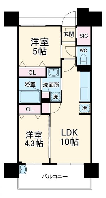 プレサンス　ロジェ　名古屋浅間町ザ・レジデンスの間取り