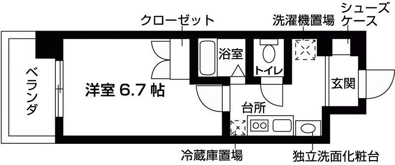 GoR EINの間取り