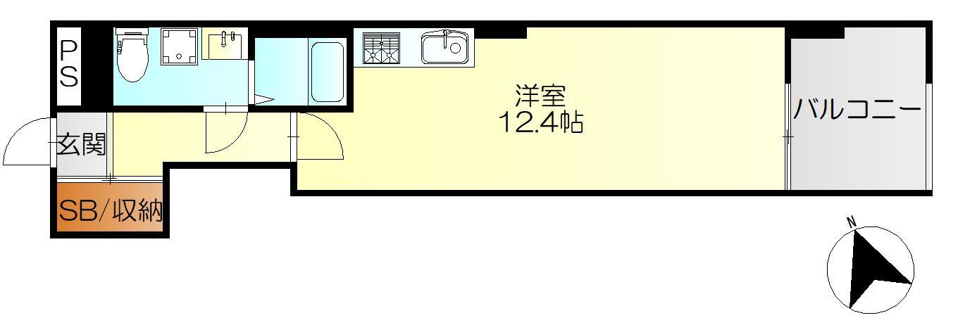 コーポ堺川の間取り