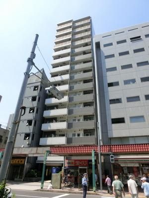 【墨田区江東橋のマンションの建物外観】