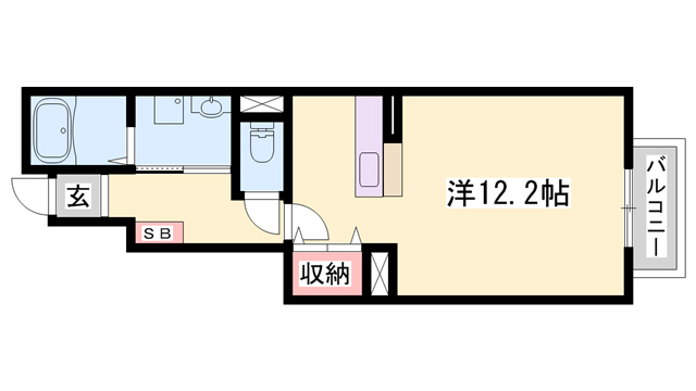 ＭＴハイツ2号館Bの間取り