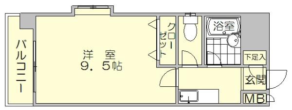 ラフィーネ博多の間取り