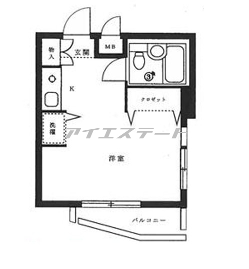 リバティヒルズ中村橋の間取り