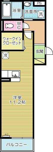 トレス城野館の間取り