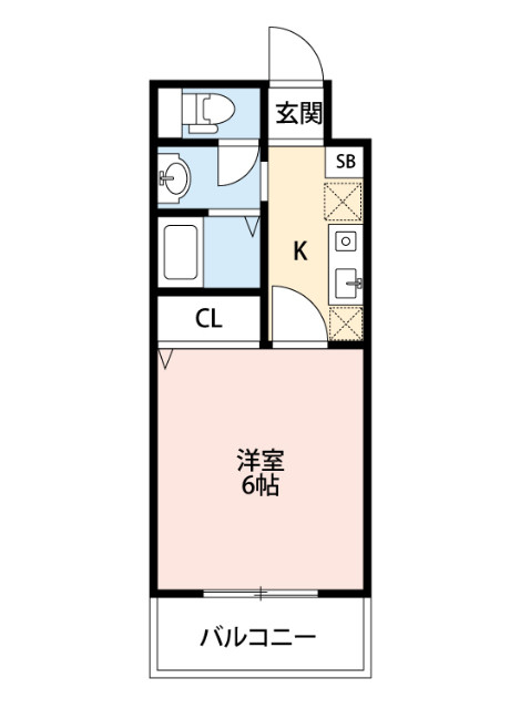 堺市堺区浅香山町のマンションの間取り