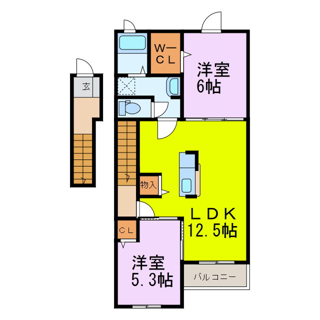 レクタ加須の間取り