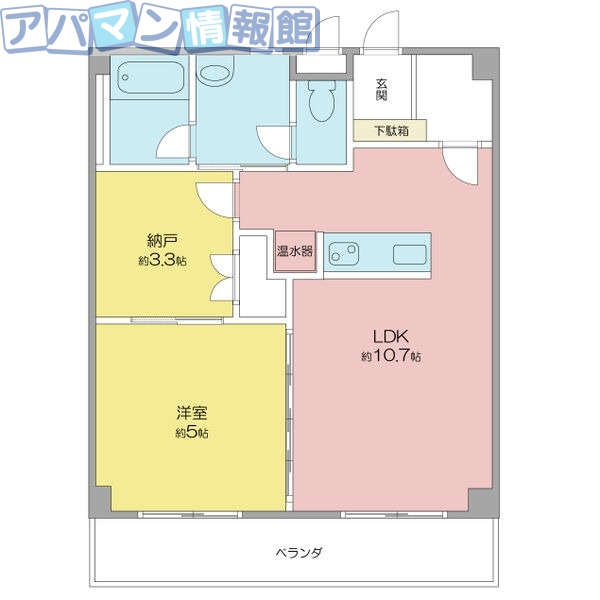 みずき野ファーストハイツの間取り