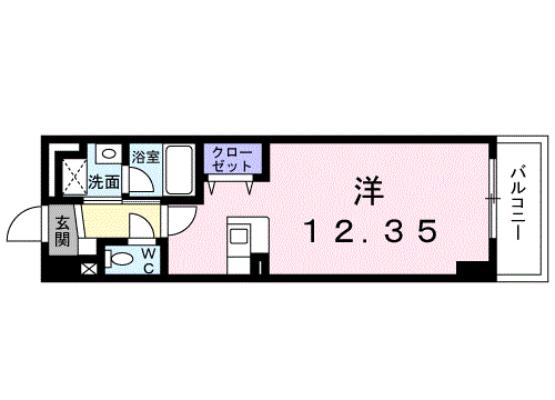 アンソレイエ・アビタシオンの間取り