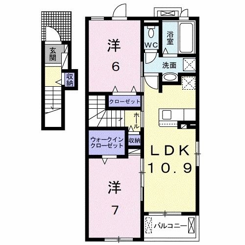 【ソンリッサ茶屋の原　Ｂの間取り】