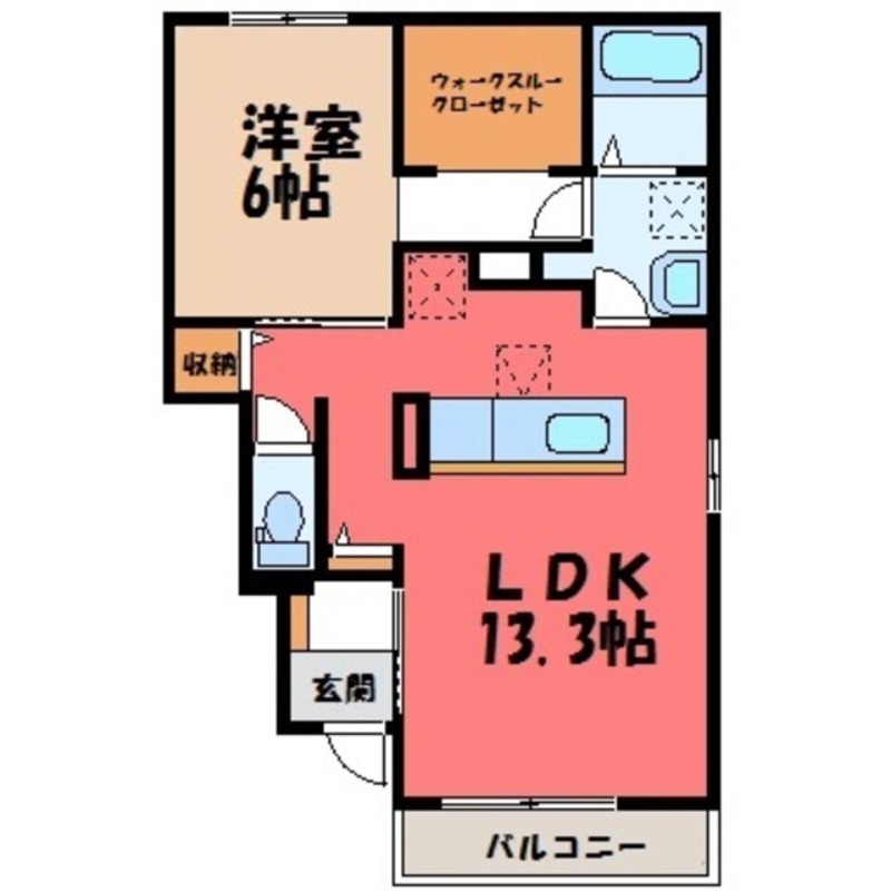 エテルノ サンシャイン IIの間取り