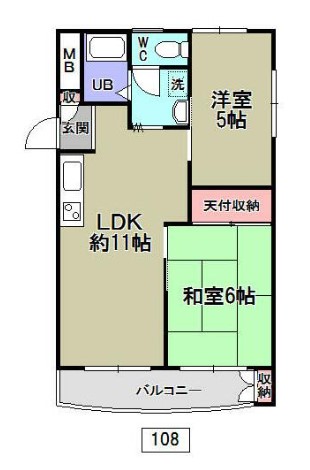 青木公園マンションの間取り