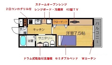 リトルグリーンの間取り