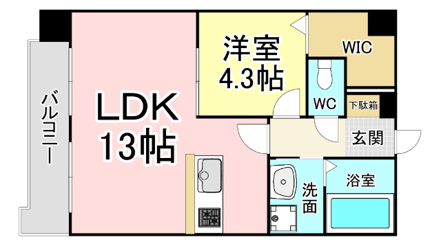 ノースステイツ西小倉の間取り