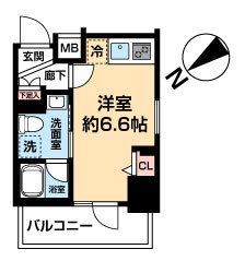 横浜市南区新川町のマンションの間取り