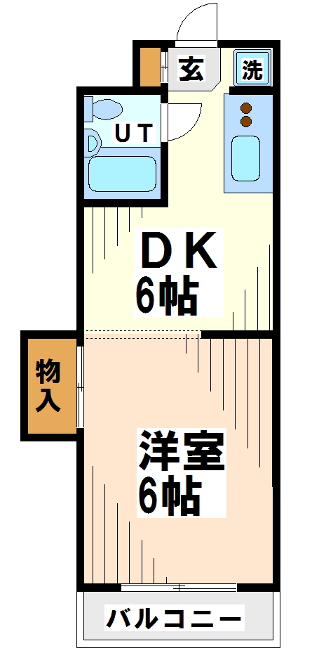 世田谷区上北沢のマンションの間取り