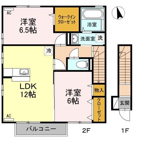 バリュアブル　A棟の間取り