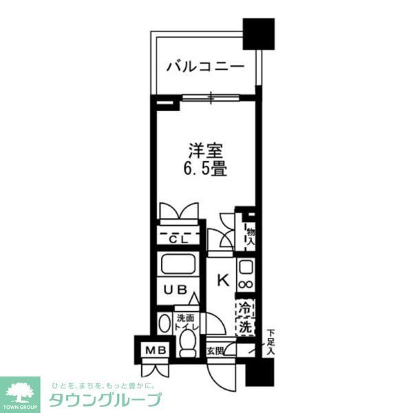 レジディア錦糸町の間取り