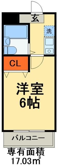 バーミリオン市川の間取り写真