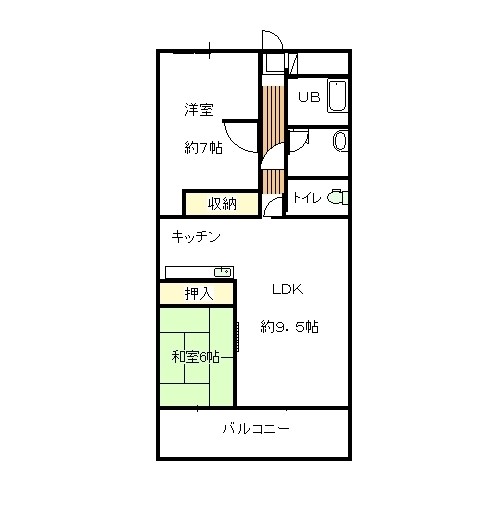 ラセーヌ中村の間取り