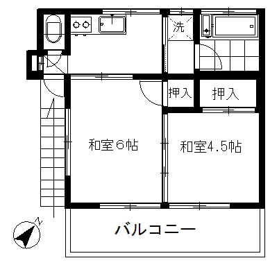 飯田アパートの間取り