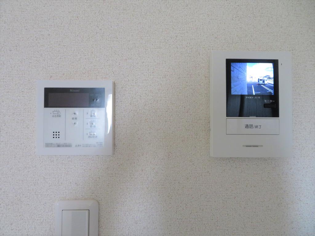 セキュリティ　来た人の顔が分かり安心ですね！