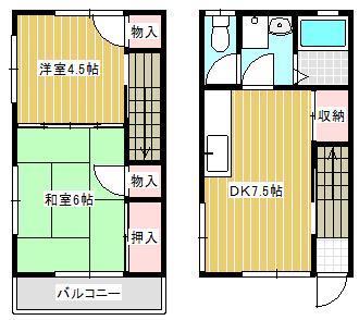 コーポラス松本の間取り