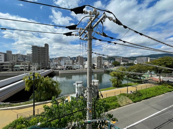 【広島市中区堺町のマンションの眺望】