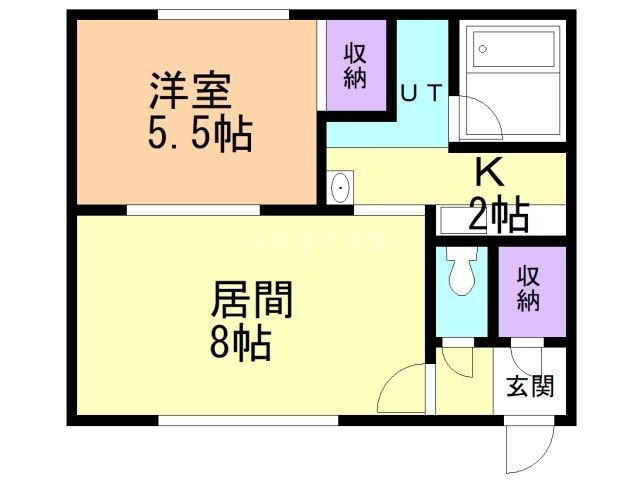 カメリアハウスの間取り