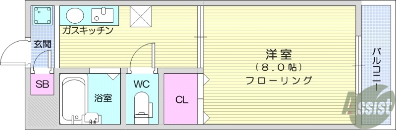 エルスールの間取り