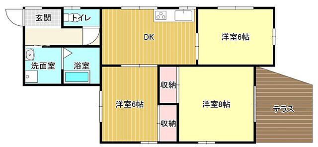 和泉ハイツの間取り