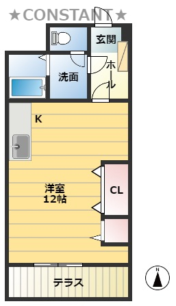 グランセ田宮の間取り