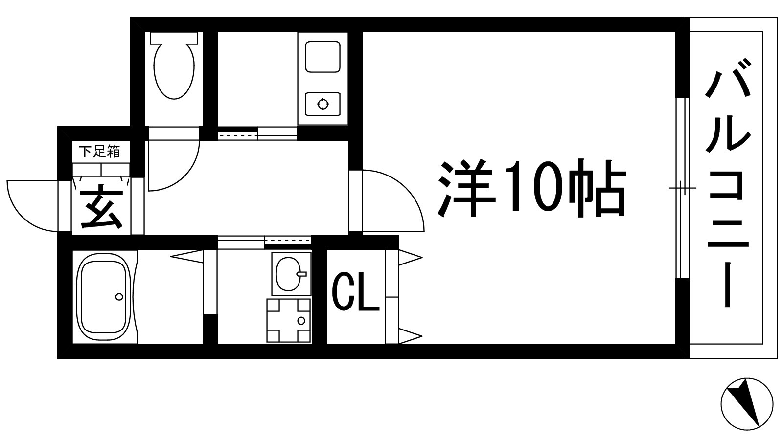 Comfortable川西の間取り