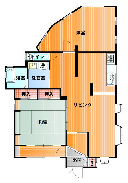 コーポ森田の間取り